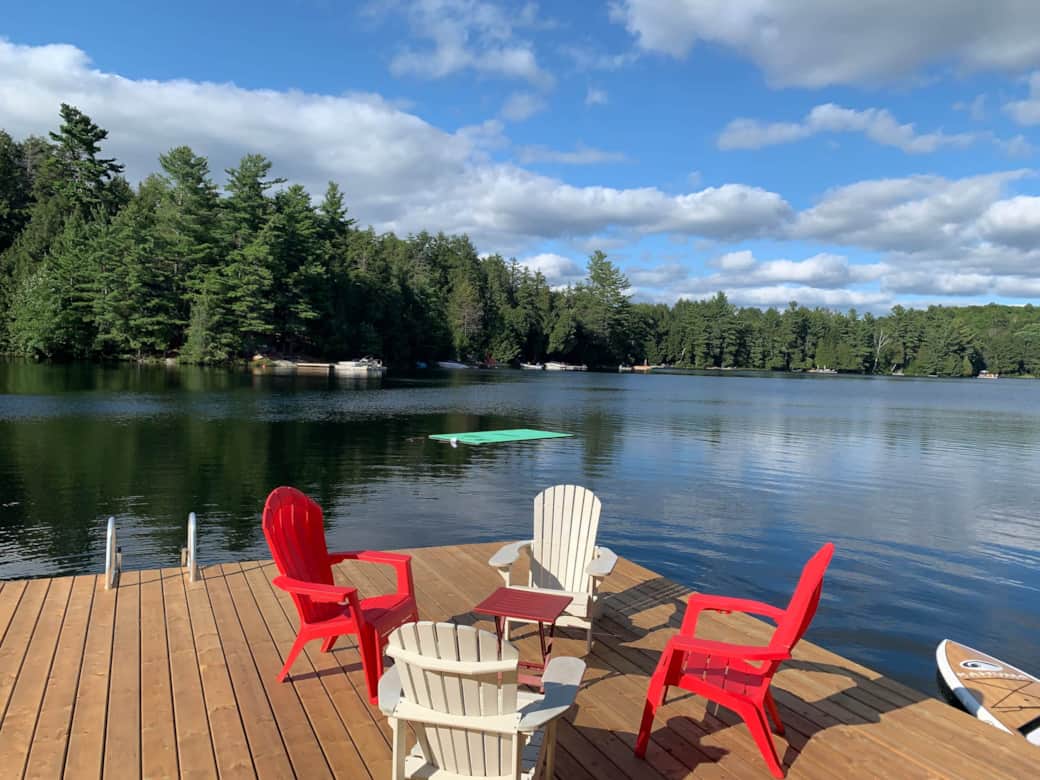 Enjoy snacks or dine on the dock