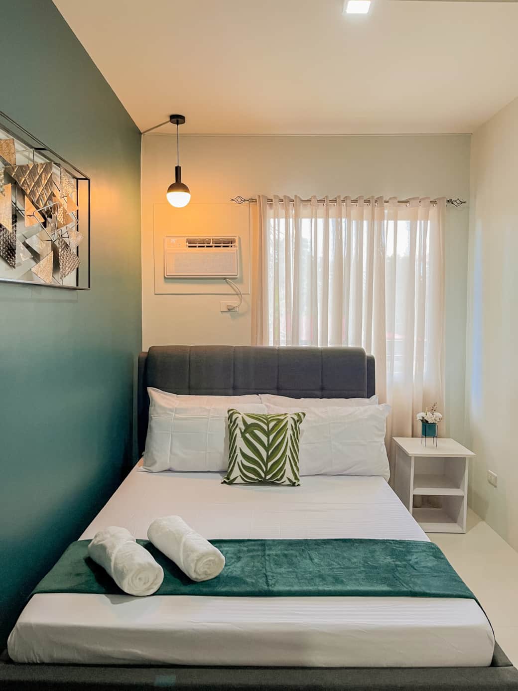 Cozy and inviting sleeping space