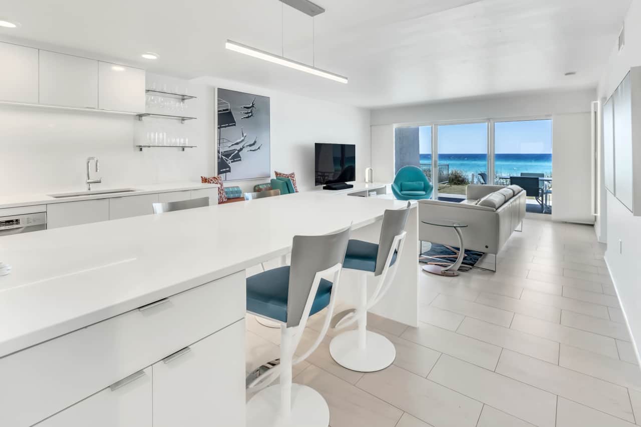 custom dining space with a view!
