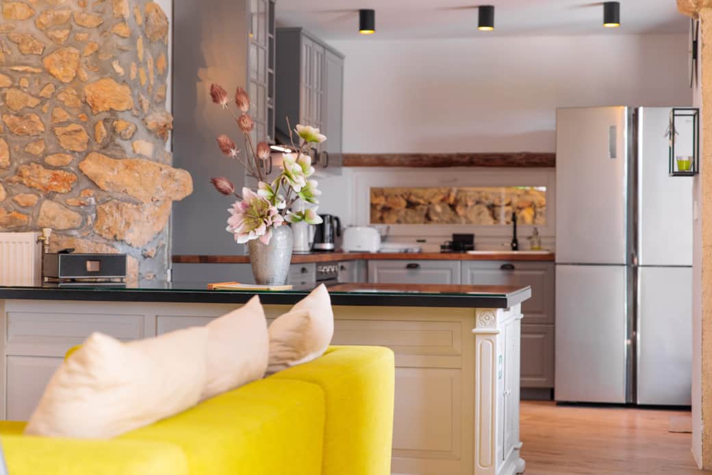 Open space with kitchen