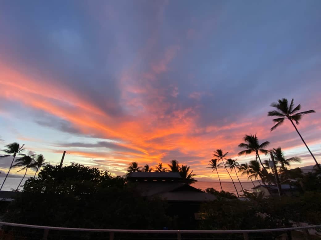 Typical Sunset from the deck