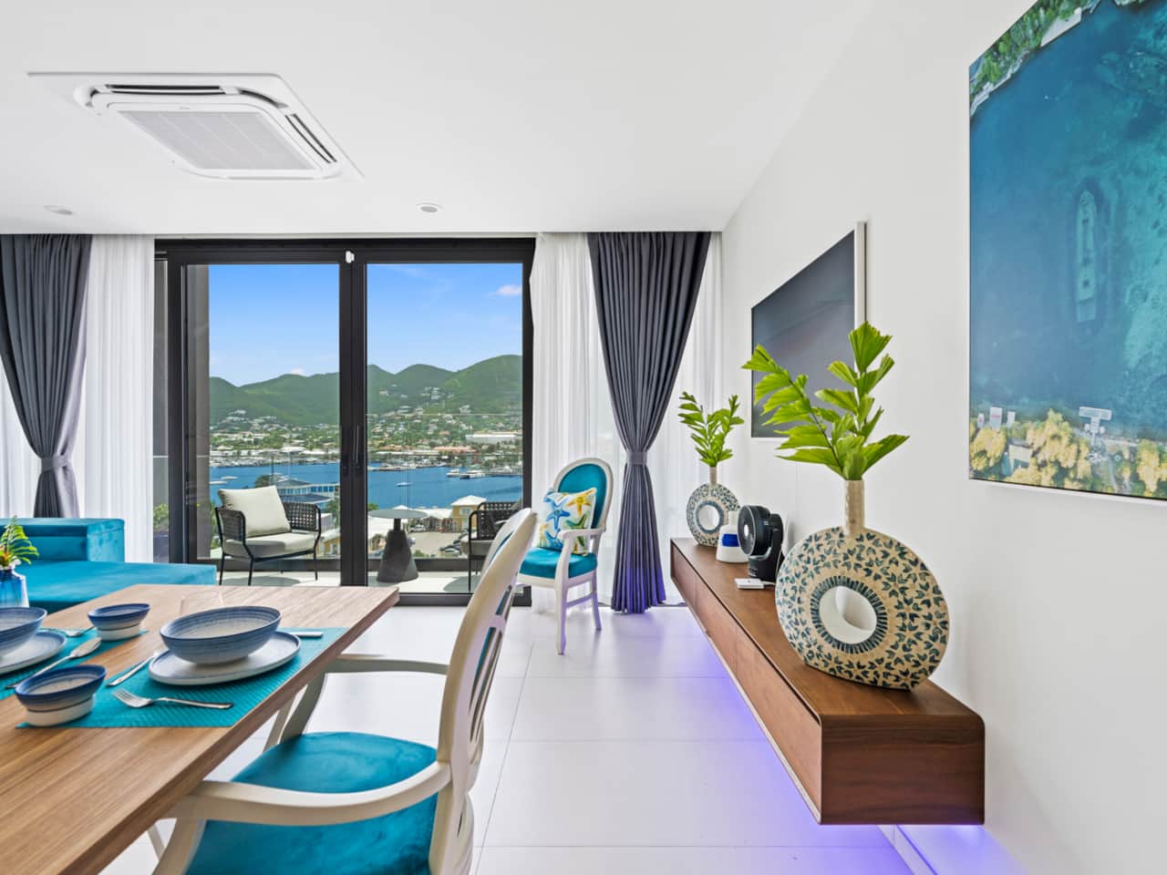 Living room and Balcony