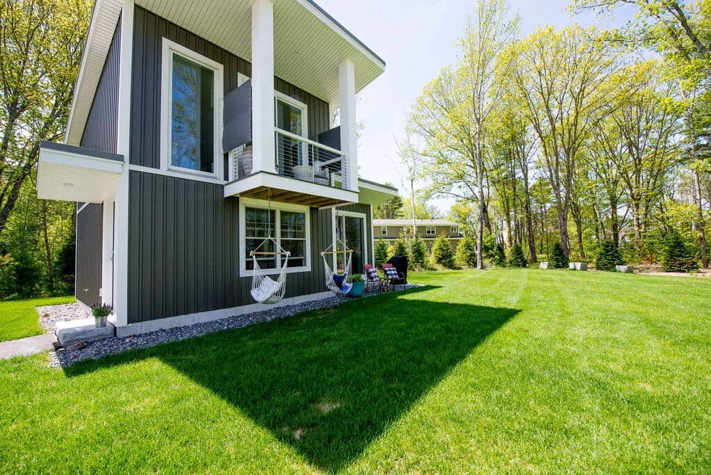 Front of the cottage