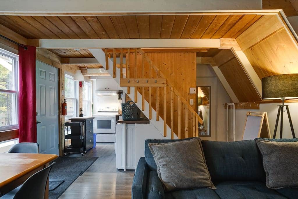 Stairs and kitchen Stairs and kitchen