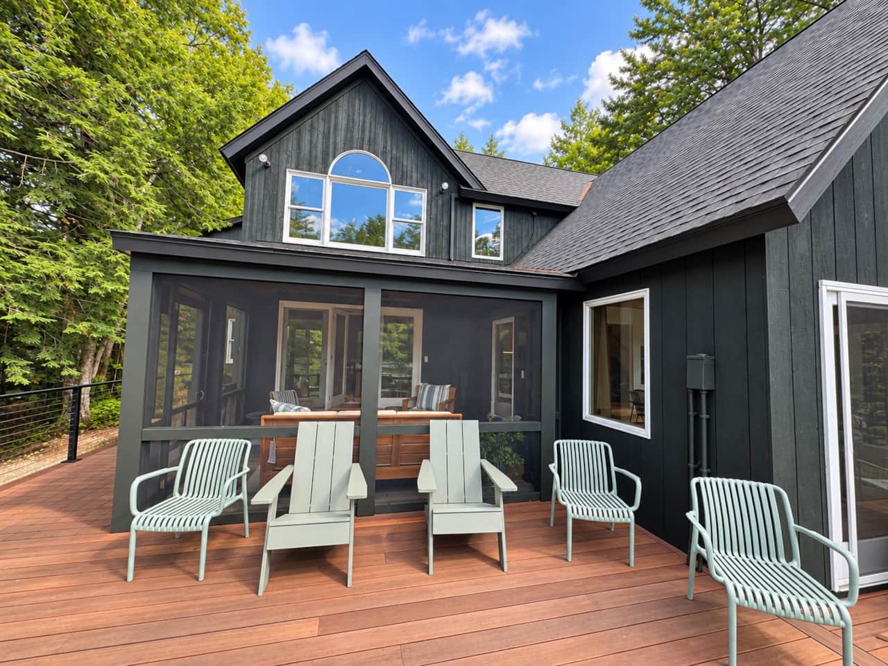 Plenty of outdoor space to relax and enjoy the lake view