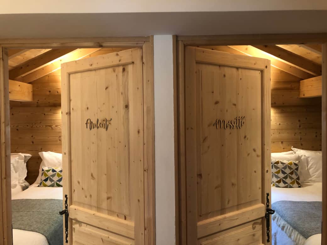 Adjacent upstairs bedrooms