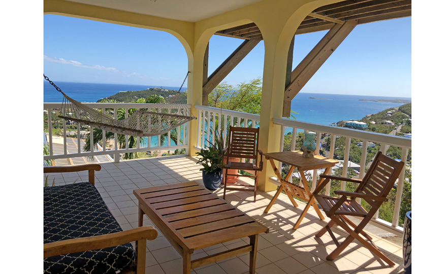 Around the clock outdoor living - new deck photos coming soon - Hammock replaced with comfy seating!
