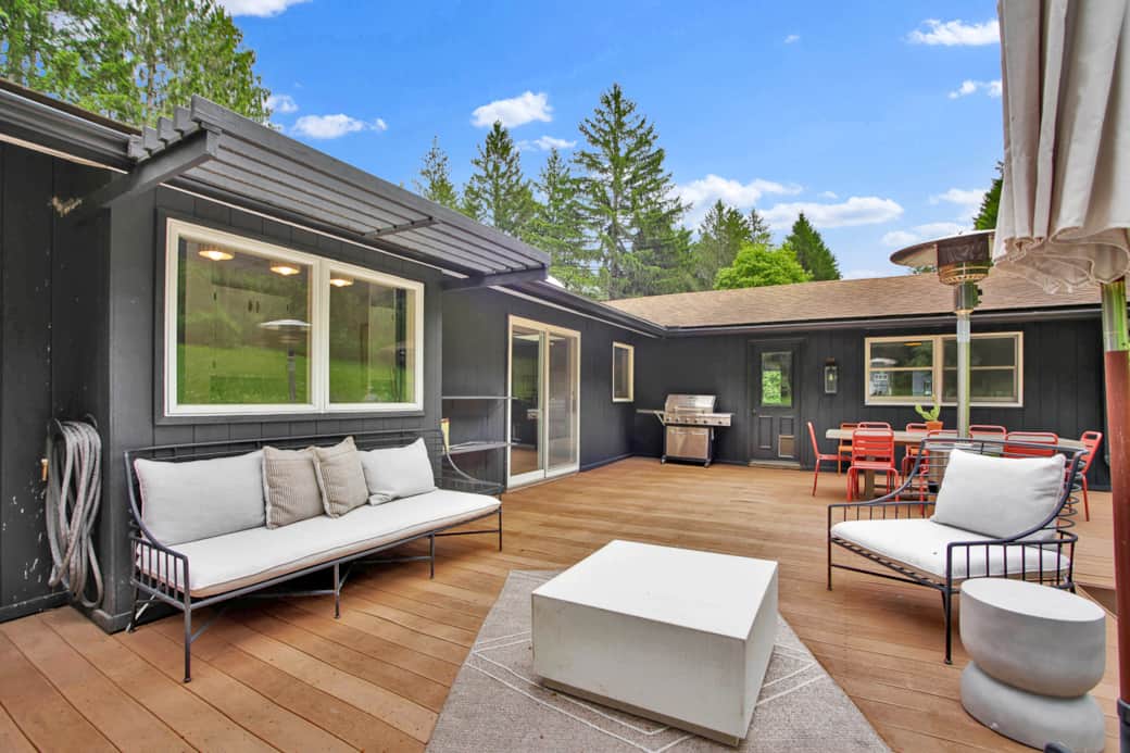 Outdoor living space. 
