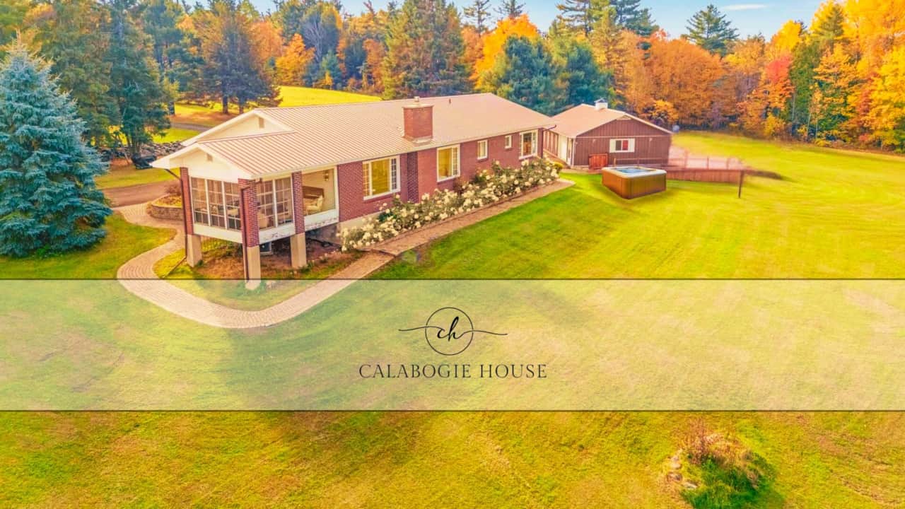 Welcome to Calabogie House, a secluded retreat with hot tub, private trails & stylish accommodations