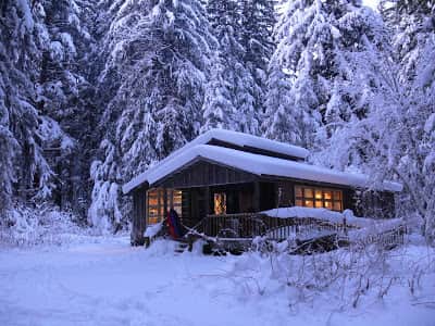 Maier Cabin Snow