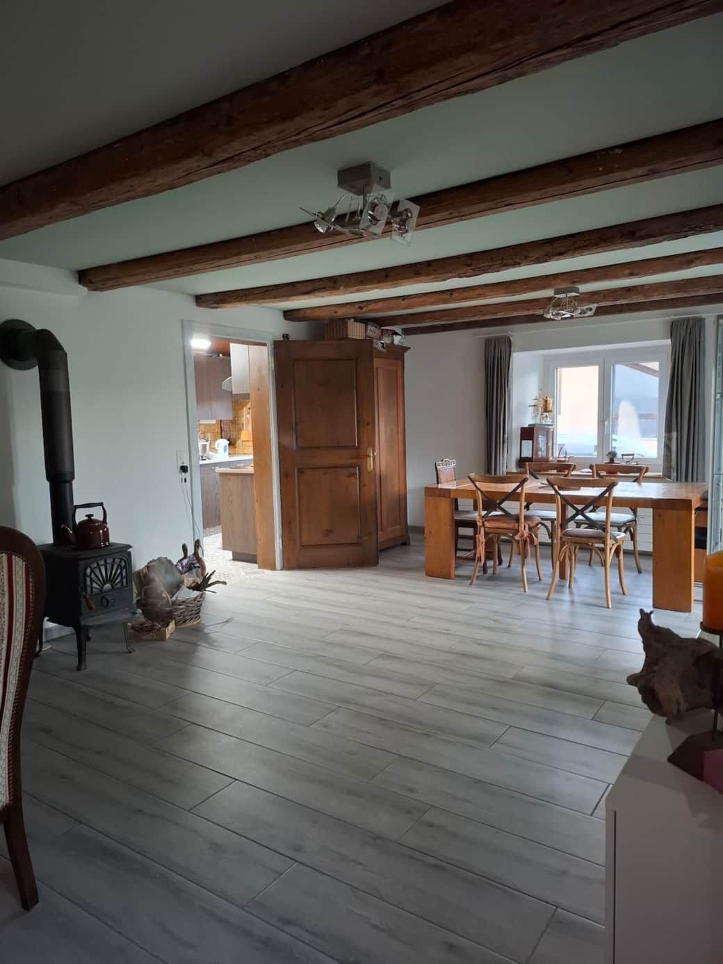 salle à manger/salon avec accès terrasse salle à manger/salon avec accès terrasse