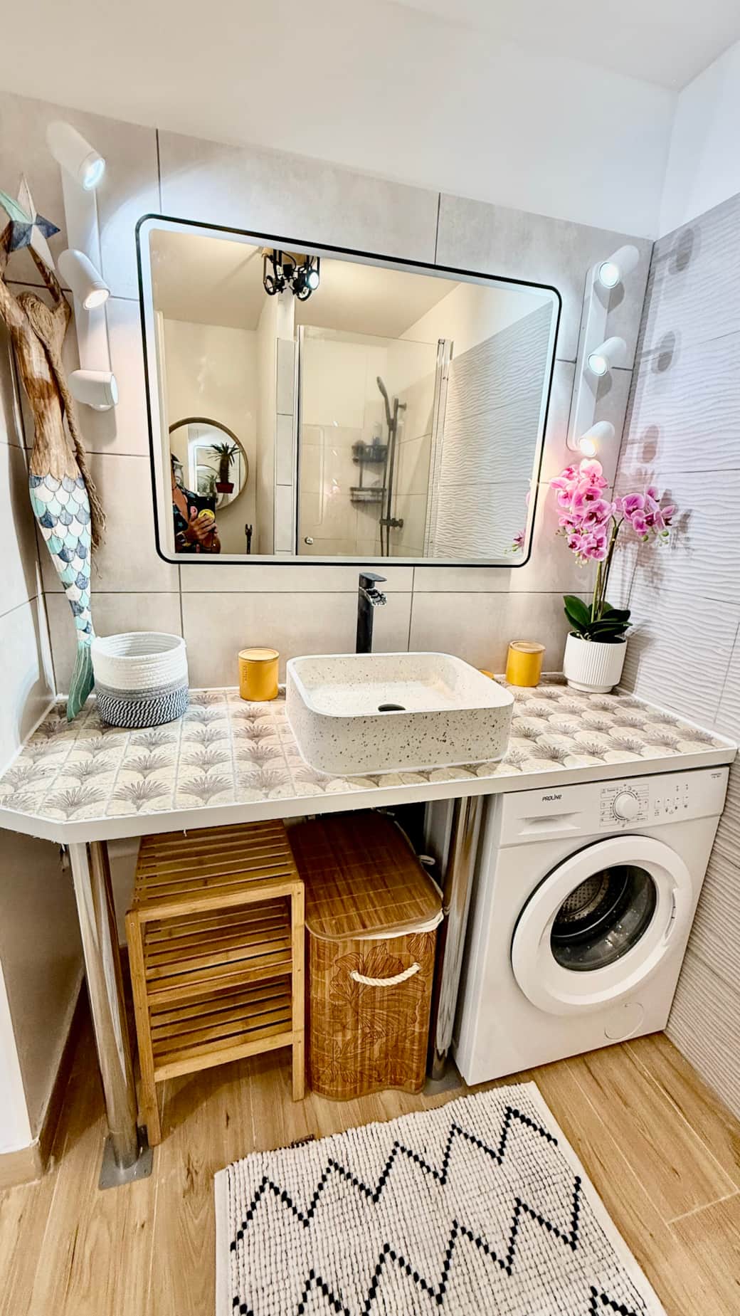 Salle de bain TI KAZ CHEWIDOUDOU Pierre & Vacances Sainte Anne Guadeloupe - Conciergerie SHIVAKEYS Salle de bain TI KAZ CHEWIDOUDOU Pierre & Vacances Sainte Anne Guadeloupe - Conciergerie SHIVAKEYS