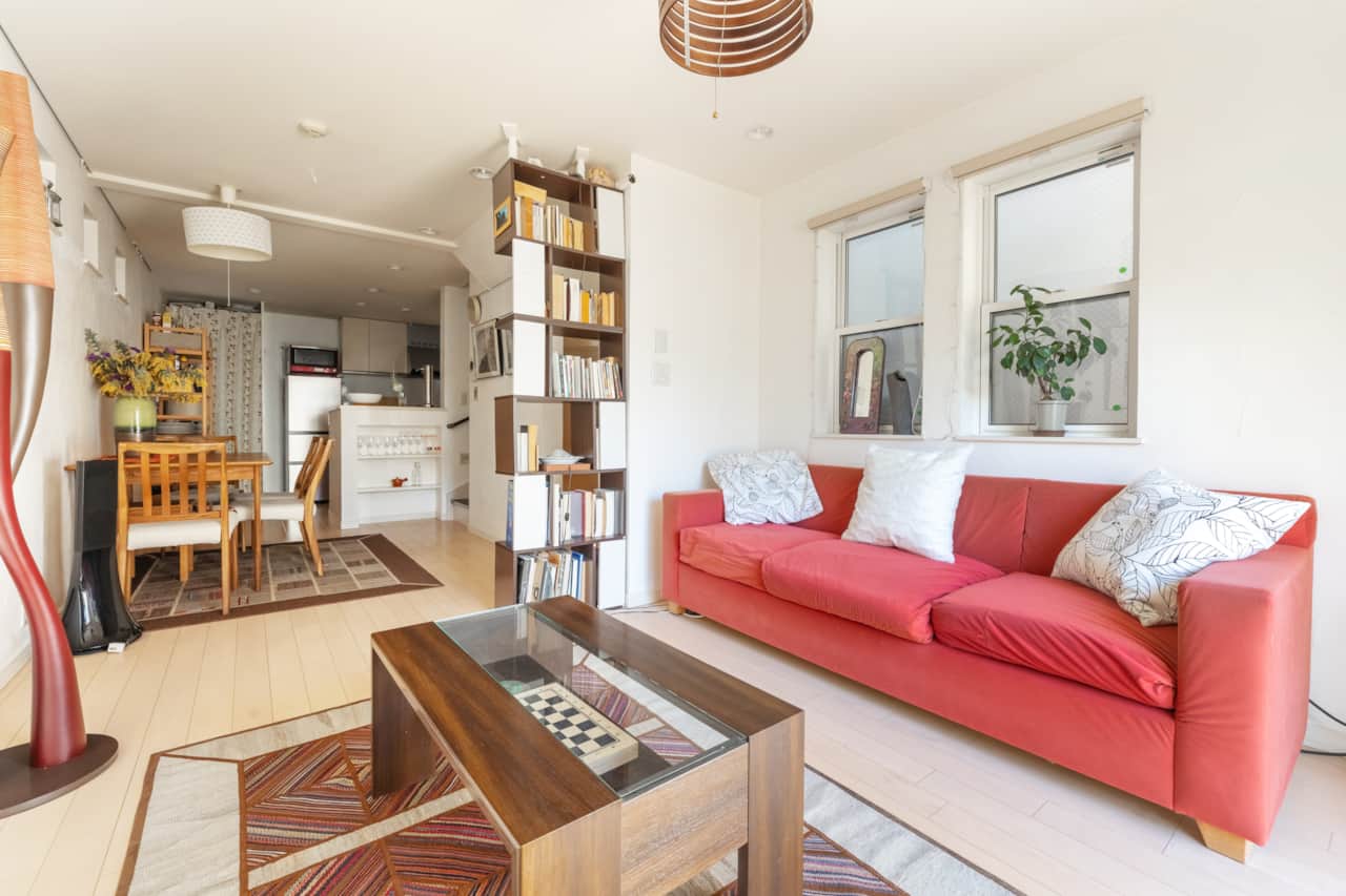 Relax in a sunlit lounge where modern comfort meets Tokyo charm