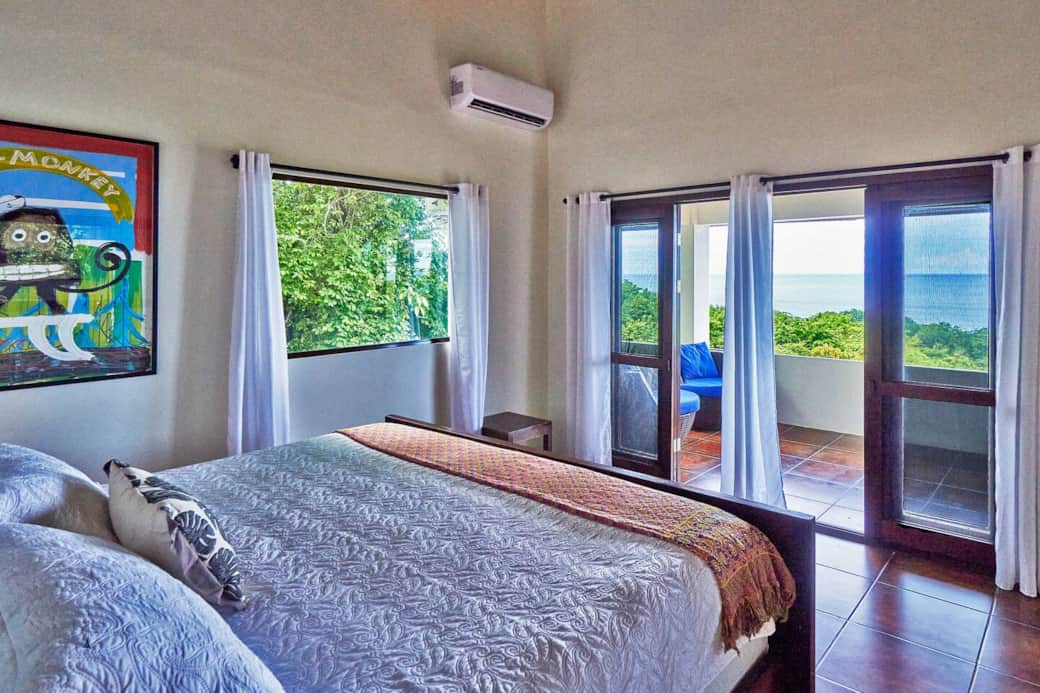 Master suite with ocean view Master suite with ocean view