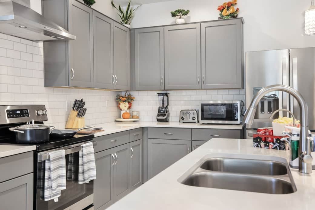 Fully equipped Kitchen-perfect for home-cooked meals."