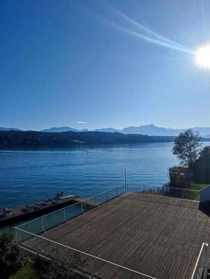 Lakeside Apartment Töschling - Seeblick & Zugang 11