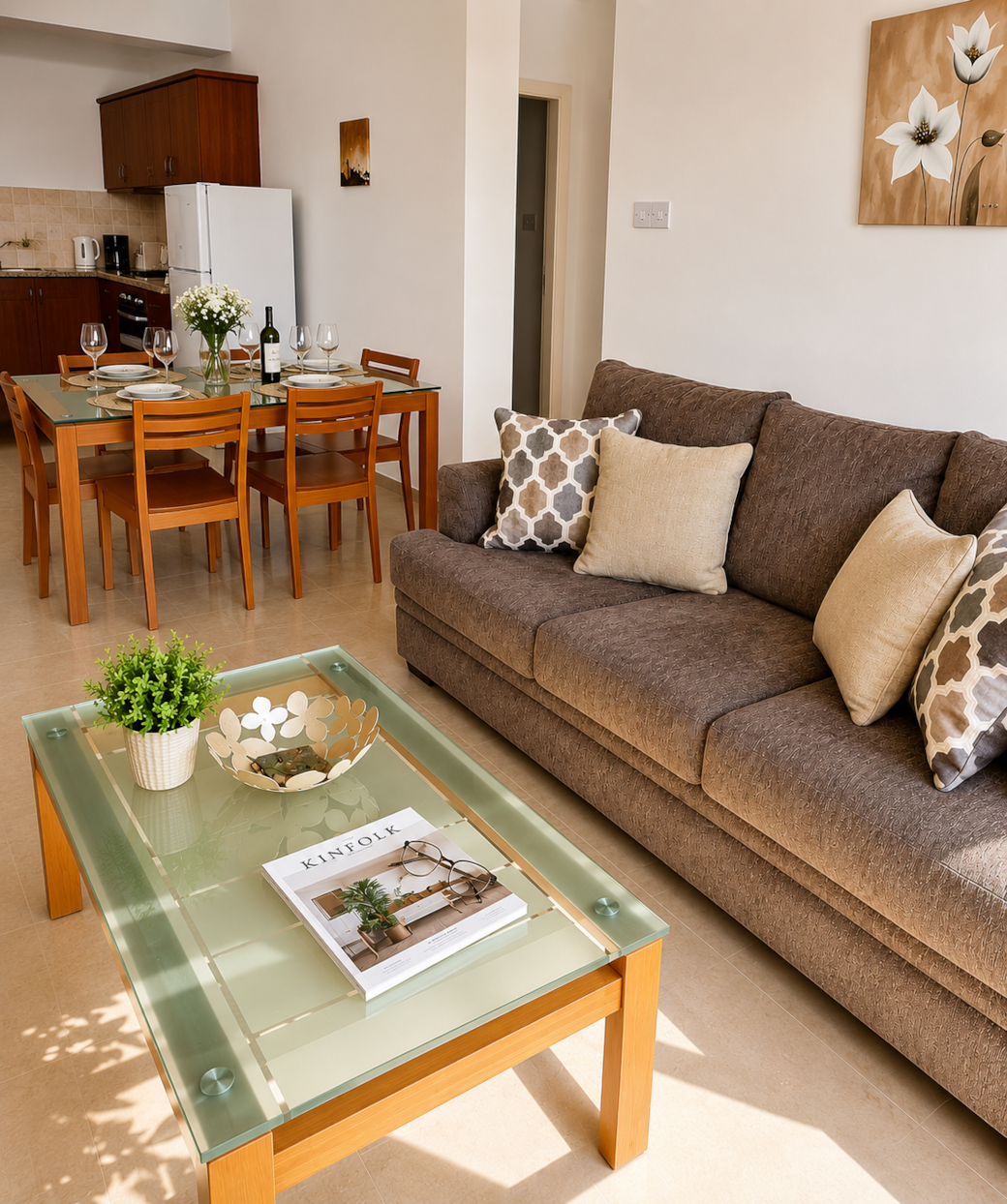 Tasteful, homely furniture