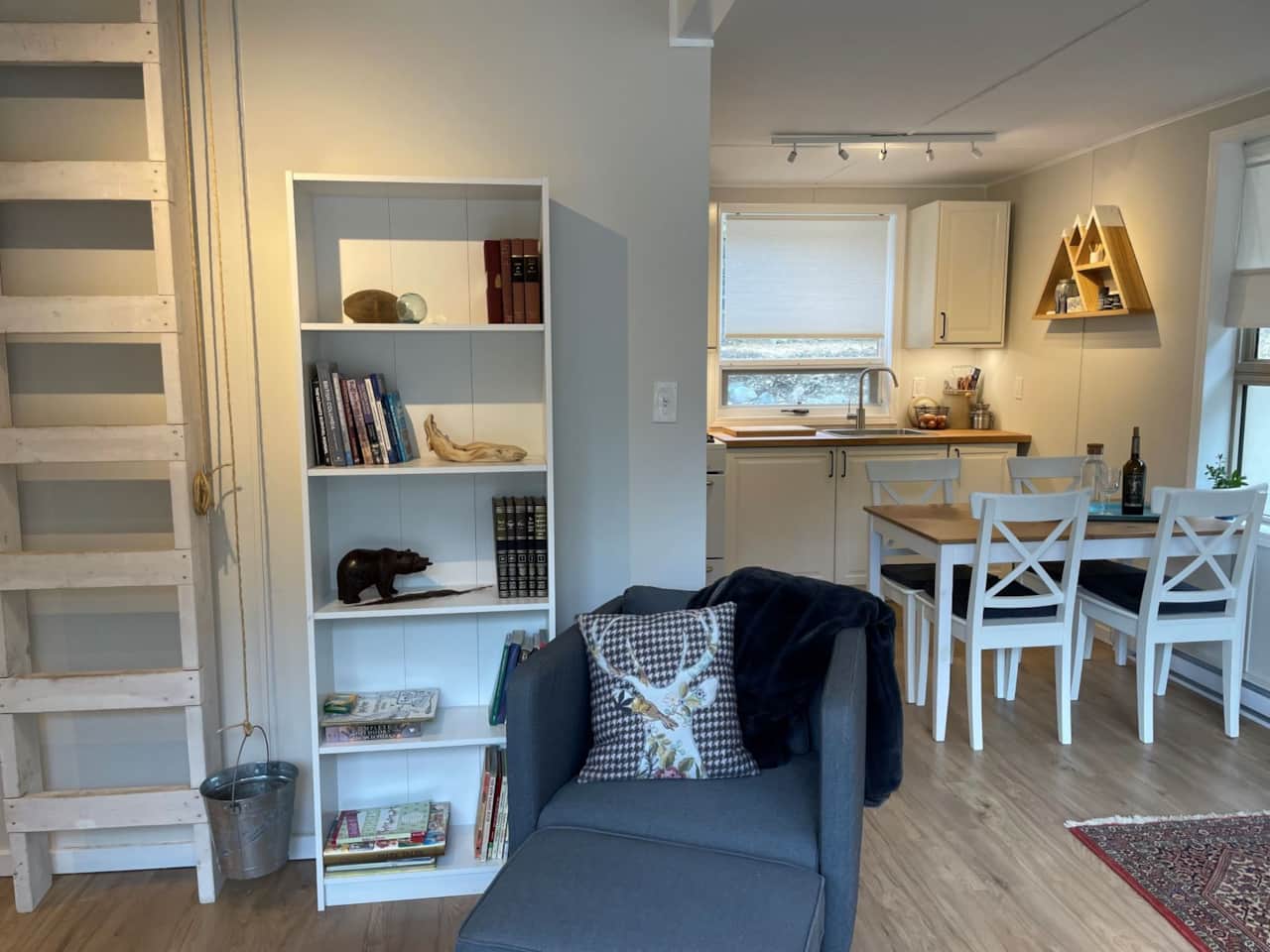 Ladder to loft