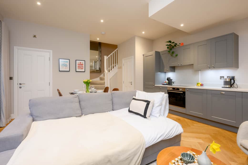 Living area - sofa bed