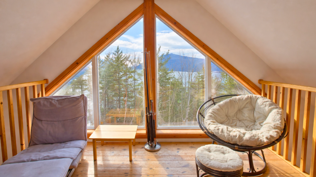 Vue partielle sur le fleuve depuis la mezzanine Vue partielle sur le fleuve depuis la mezzanine