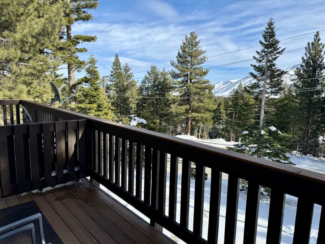 View of the Sherwin Mountains from the Deck View of the Sherwin Mountains from the Deck