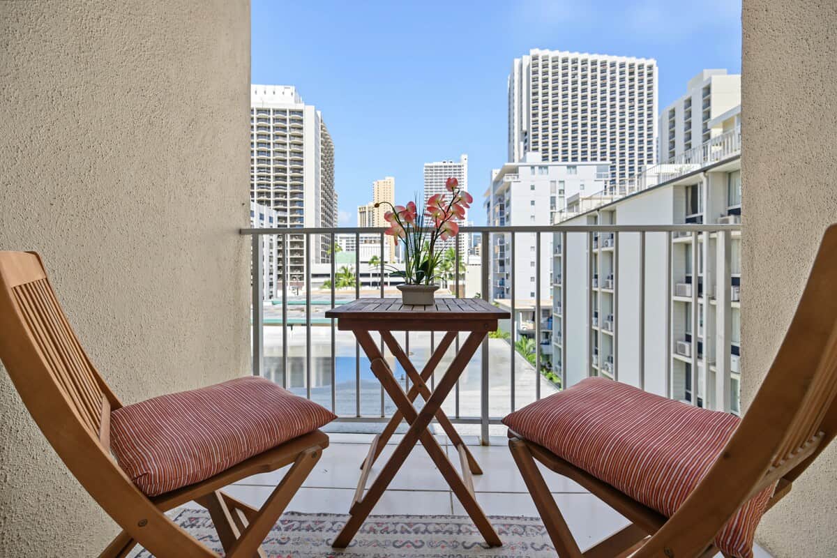 Enjoy morning coffee or relaxing moment on your private lanai