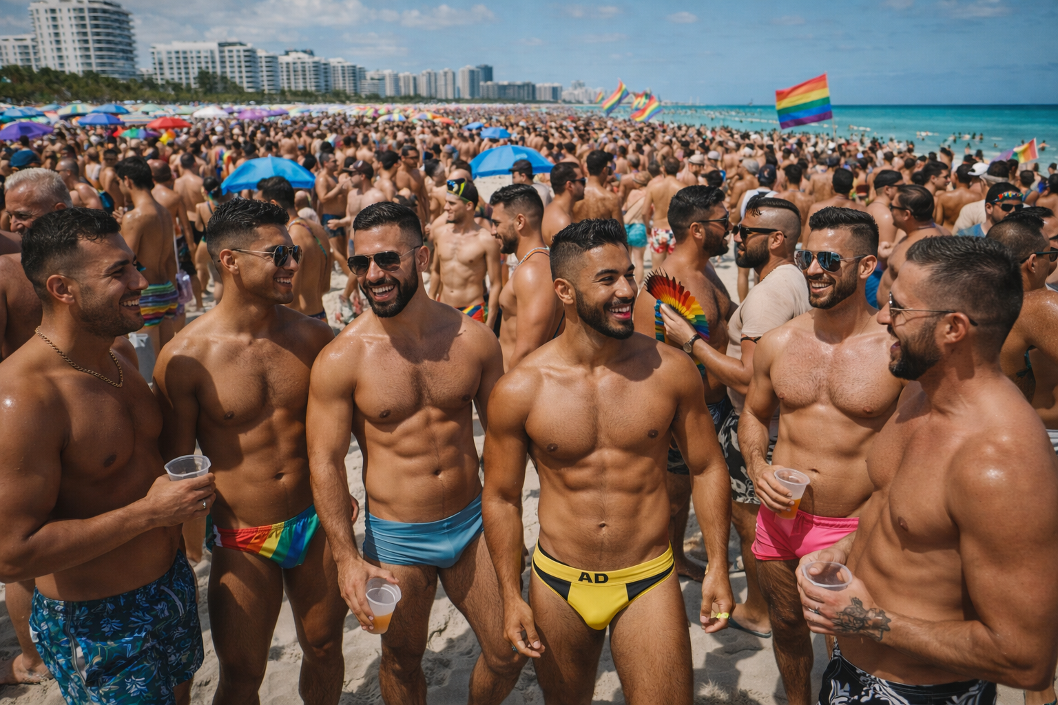 Miami Beach Gay Pride brings the heat—packed beaches, music, color, and nonstop energy under the South Florida sun, with a crowd that’s as vibrant as the city itself.  Just a quick, easy drive from South Beach, Casa Citron gives you the perfect reset—step away from the chaos and sink into a calm, private oasis.  End your day in the hot tub, unwind, recharge, and wake up ready to dive right back into the action.