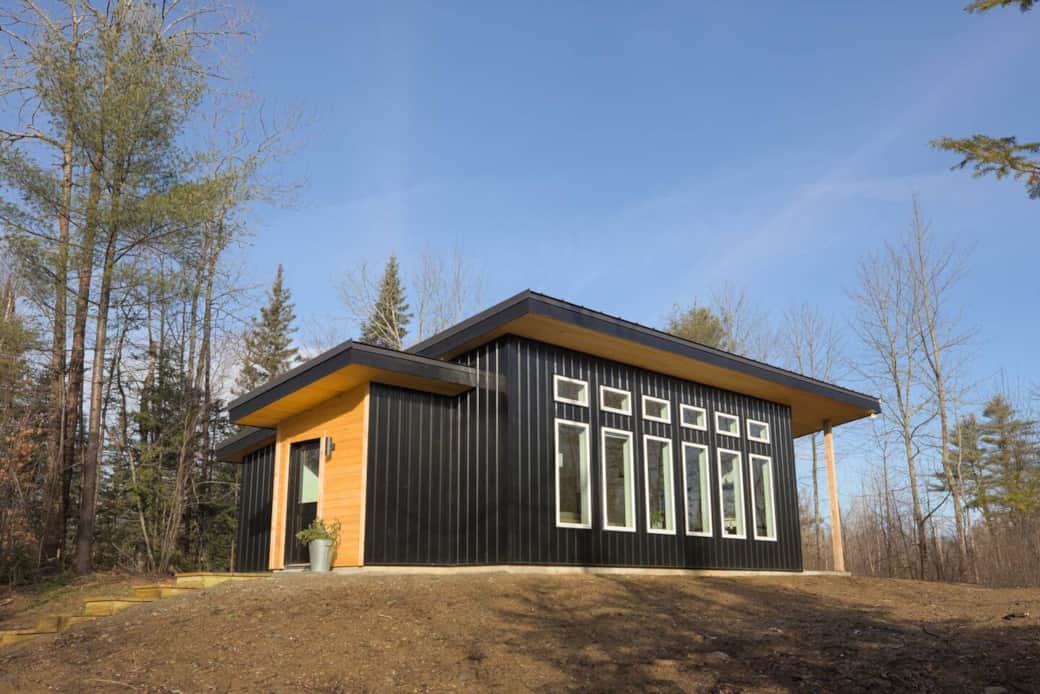 Welcome to your cabin with the wall of windows.