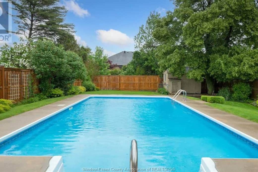 Lounge poolside and enjoy the quiet outdoor space