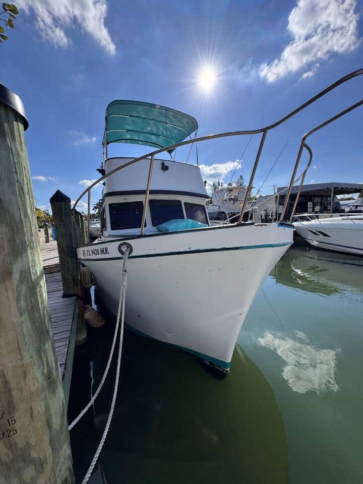 Exterior of Vintage Boat
