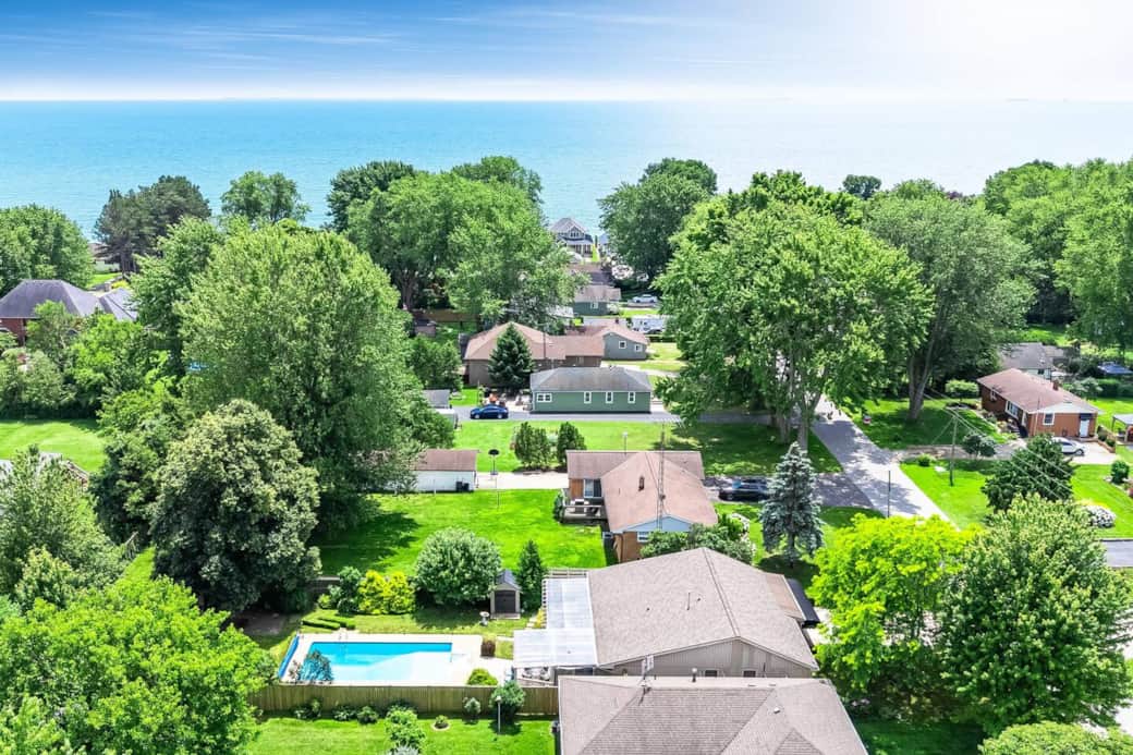 Private backyard designed for relaxing and spending time together