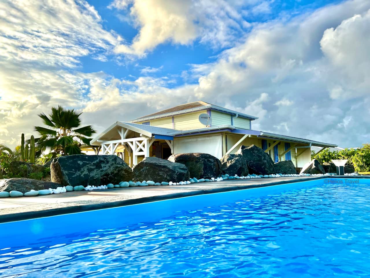 Vue depuis la piscine