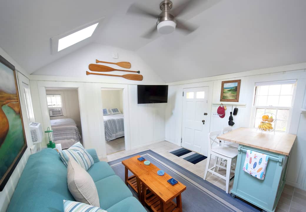 Dining indoors or watching a movie in open space.