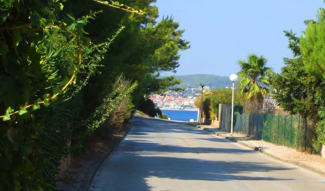 Sea at the end of the road