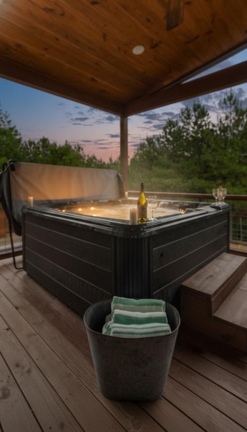 Splashing Bear luxury living area