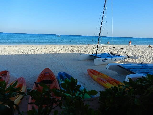 Watersports on site