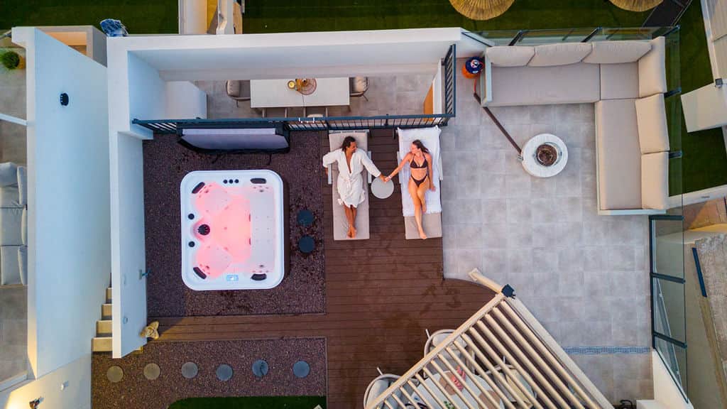 Geniet met je partner, met vrienden/vriendinnen, familie van een heerlijke Wellness rooftop