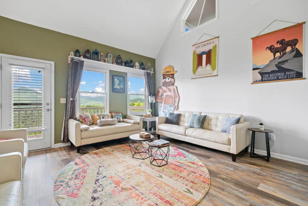 Living Room with the best view