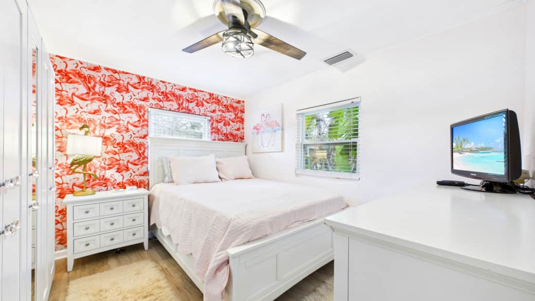 Our bedroom features a queen size sleep number bed. Our bedroom features a queen size sleep number bed.