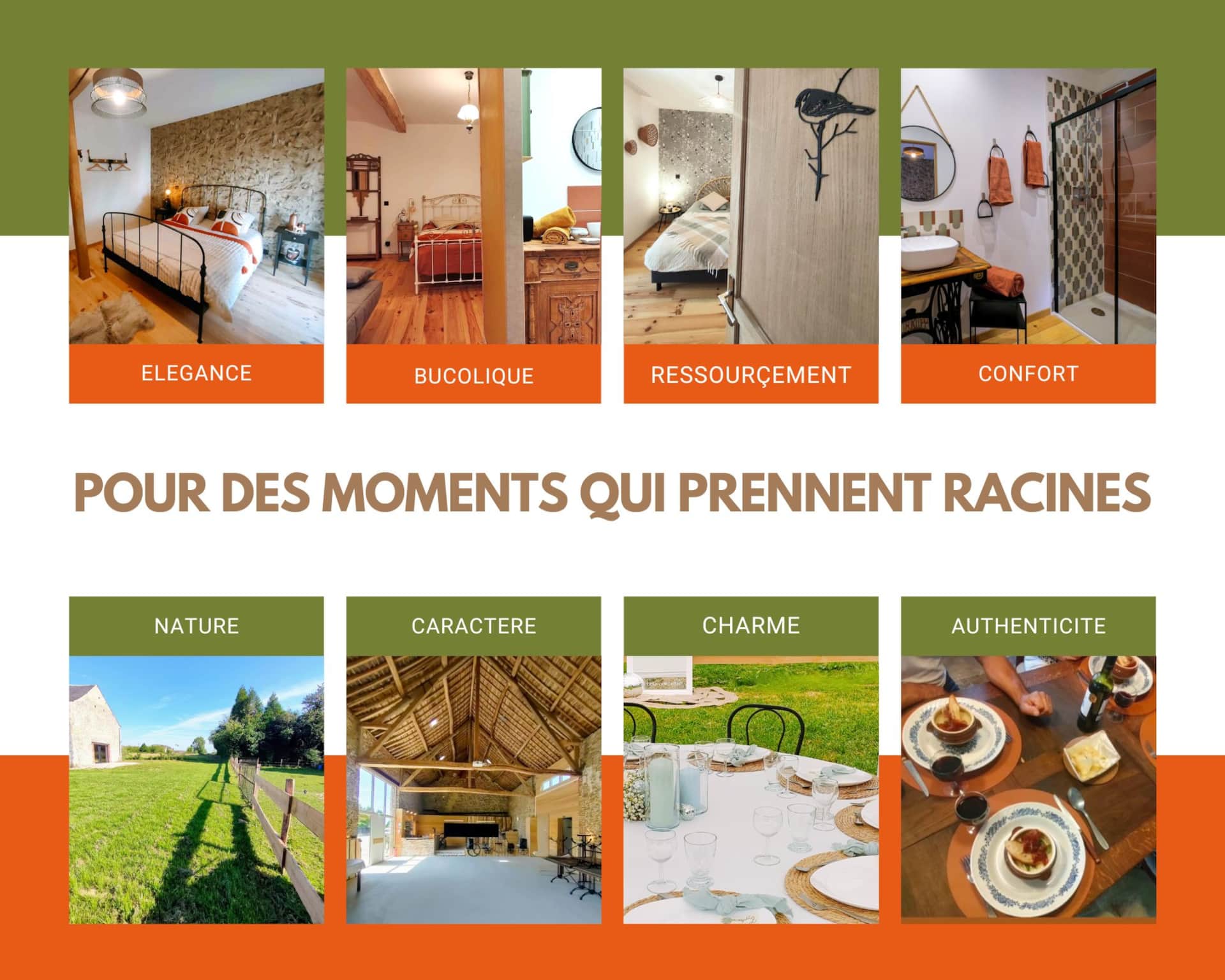 GITE - CHAMBRE D'HÔTES - EVENEMENT - PETIT DEJEUNER - TABLE D'HOTES