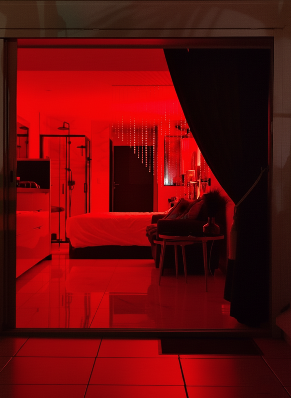 0003 at night - le boudoir heliopolis - Deluxe studio - naturist village - Cap d'Agde