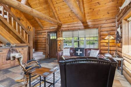 Comfortable furniture to relax with a favorite book, or catch up with a good friend.