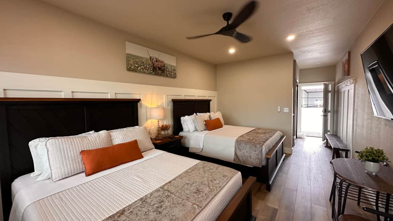 Poolside Retreat Bedroom