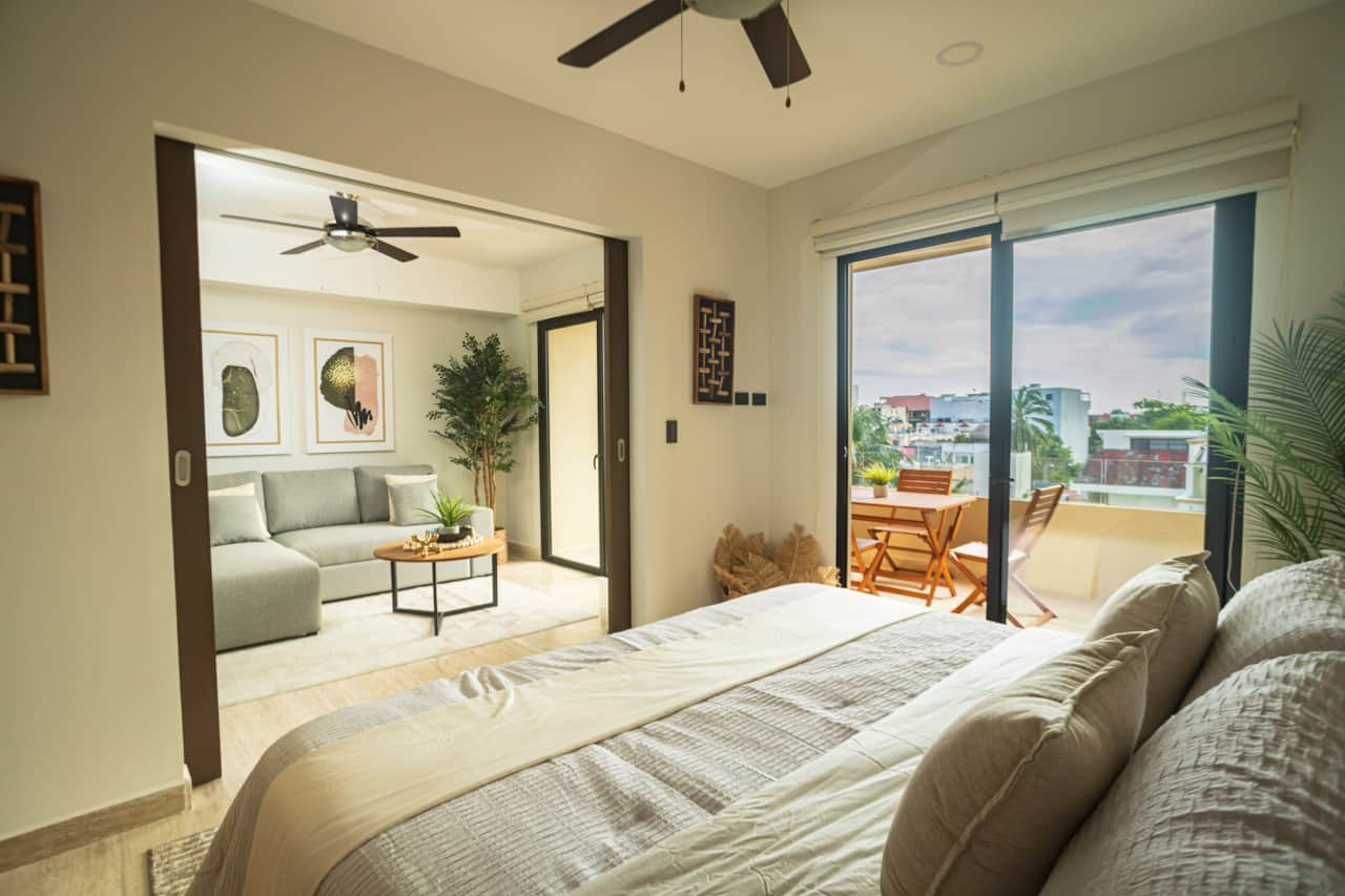 1 King size Bed and 1 Queen size Sofa Bed