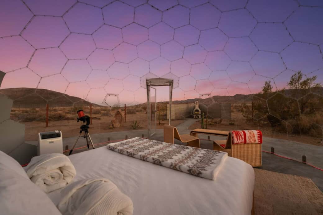 Expansive View of Joshua Tree Park and Distant Mountains Expansive View of Joshua Tree Park and Distant Mountains