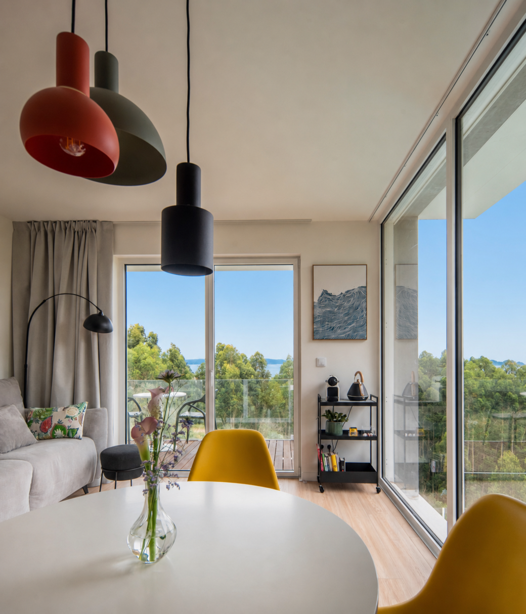 Natural light, sea views, and an interior designed to enjoy every corner.