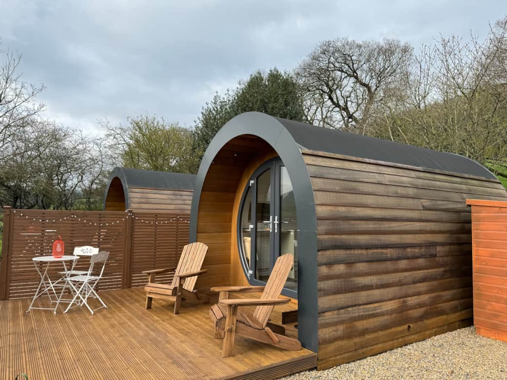 Private decking area