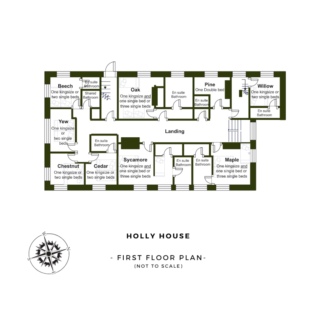 Holly House First Floor Floorplan Holly House First Floor Floorplan