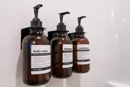 Spa treatment toiletries