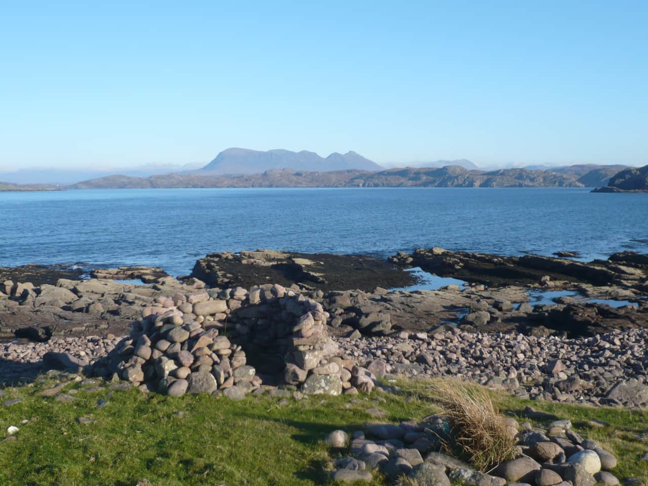 Rocky beach 100 m away